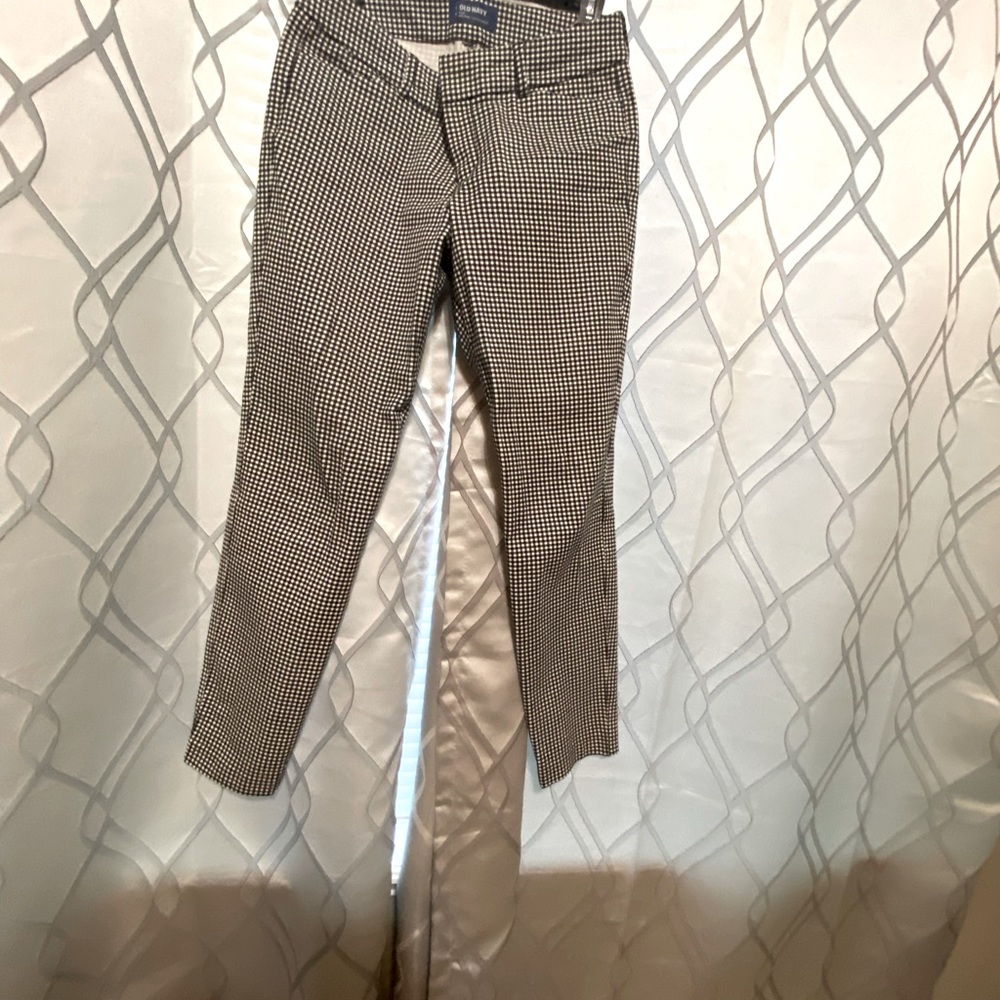 Cropped dress pants slim fit.